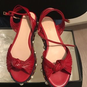 Sold! Authentic Gucci wedge sandal